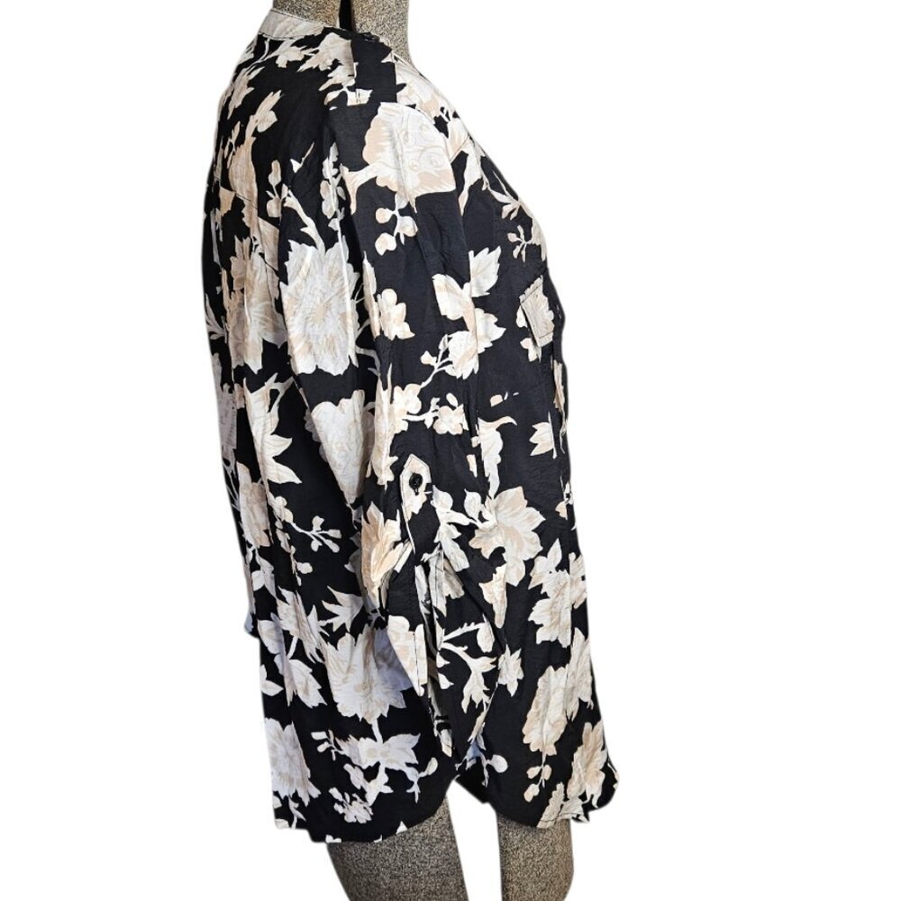NWT Torrid Harper 3/4 Sleeve Blouse 1X/14-16 - Picture 7 of 13